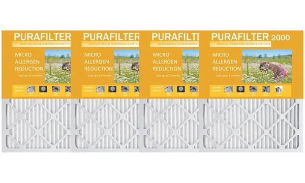 Purafilter Gold Air Filters (4-Pack): PF-G1230/12x30x1&&