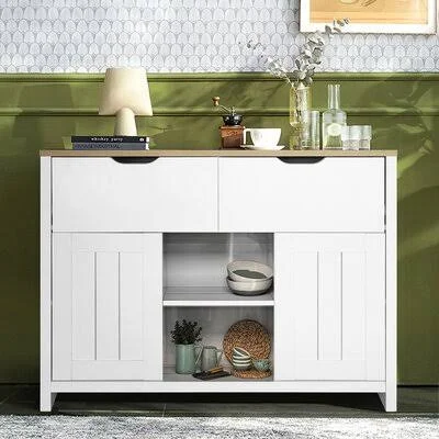 Cloyd 44'' Console Table and Stool Set Highland Dunes