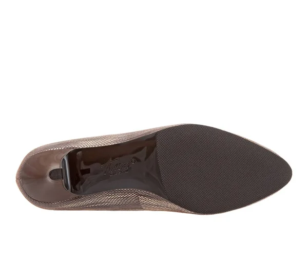 Trotters Kiera Women's Heeled Pump Taupe - 6 Wide