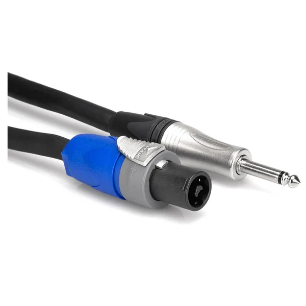 Hosa SKT-250Q Edge Speaker Cable Speakon to 1/4x22 TS. 50&