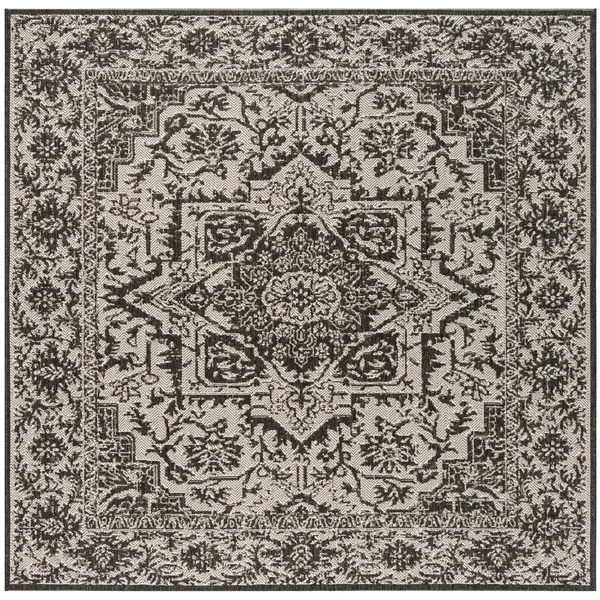 4& x 4& Square Area Rug, Grey, Safavieh