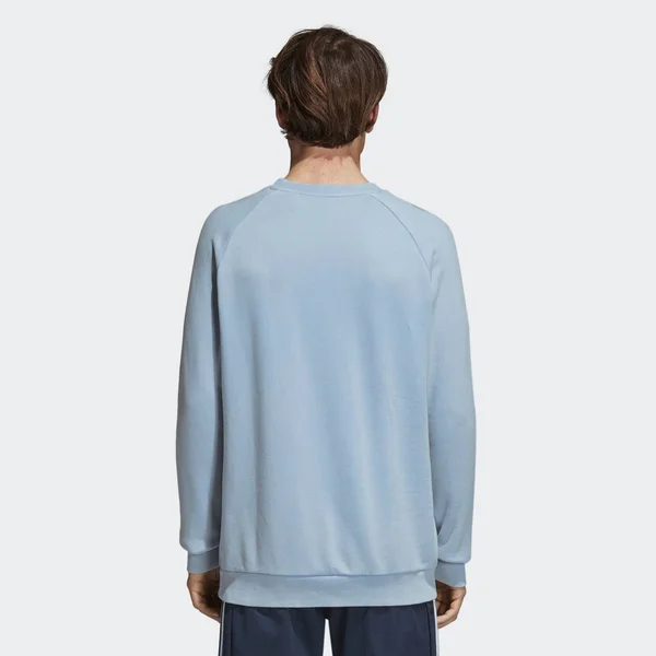 Adidas Originals Men's Trefoil Crew Sweatshirt - Blue, Size: XL