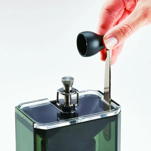 Hario MXR-2TB Ceramic Coffee Mill, Grinder Acrylic Box