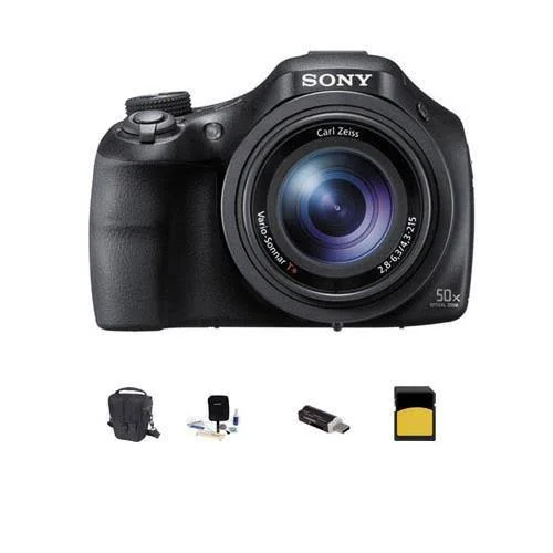 Sony Cyber-shot Dsc-hx400v Digital Camera - 20.4MP, 50X Optical Zoom, Bundle with 16GB Class 10 SDHC