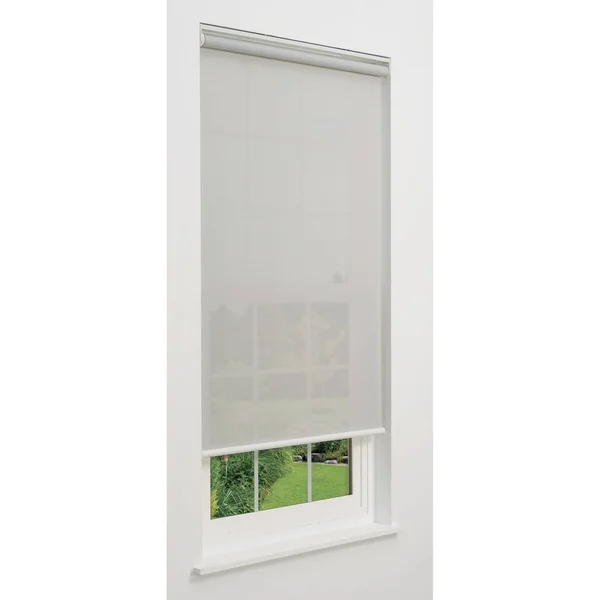 Linen Avenue Cordless 5% Solar Screen Standard Roller Shade - Grey 56 W x 78 H