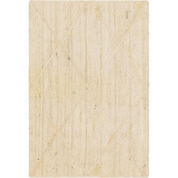 Braided Jute Rug Gray - Rectangle 3& 3 x 5&