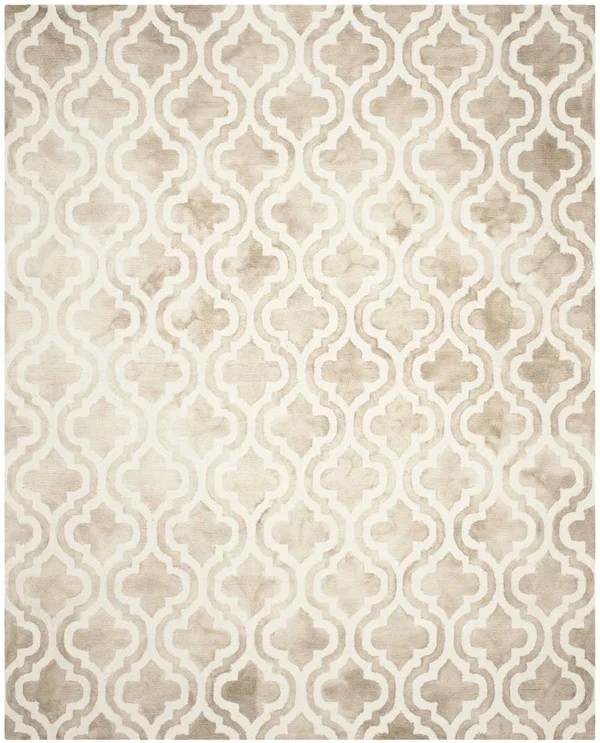 Safavieh 10& x 14& Dip Dye DDY537G Beige, Ivory Rug