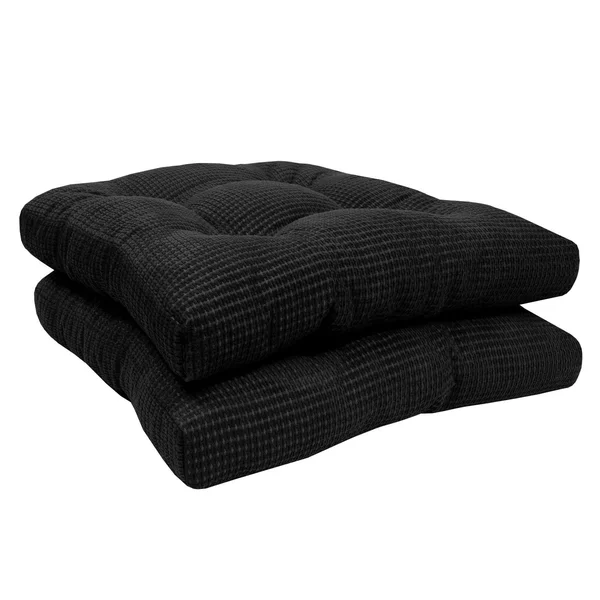Fluffy Memory Foam Non Slip Chair Pad - Red - Set of 4