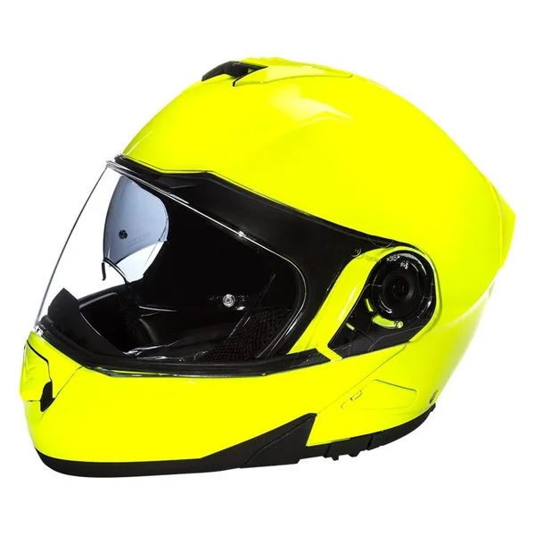 Daytona Helmets MG1-FY-4XL Glide 4X-Large Fluorescent Yellow Modular Helmet