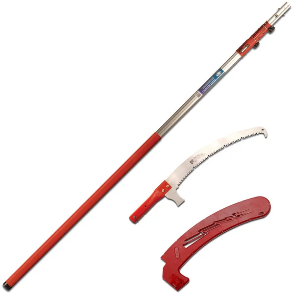 Barnel USA Z555P/Z555+S 6-15& Telescoping Pole Saw with 17x22 Curved Serrated Blade