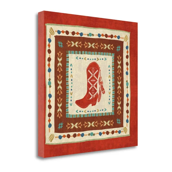 Tangletown Fine Art Southwest at Heart Tile II by Veronique Charron