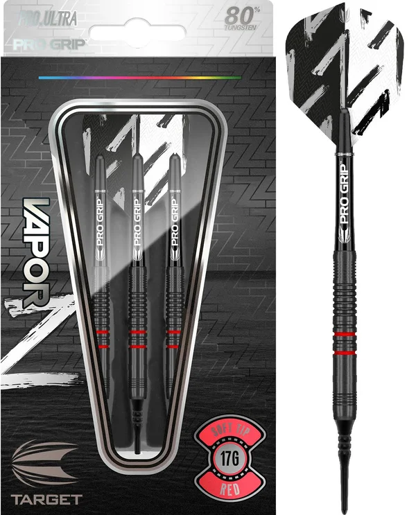 Target Vapor Z Red Soft Tip Darts - 17gm