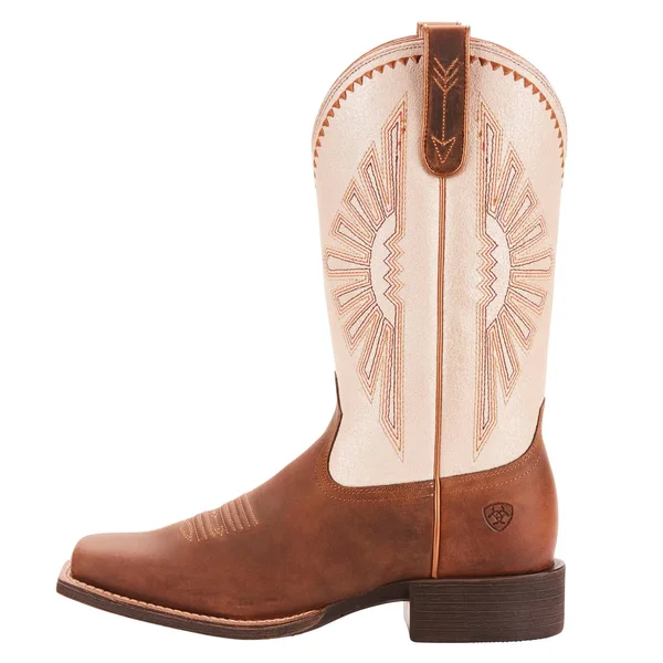 Ariat Women's Round Up Rio Western Boots - Distressed Brown
