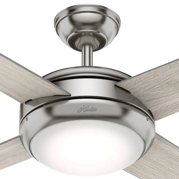Hunter 52x22 Marconi Ceiling Fan with LED Light and Wall Control - Matte Black 50849