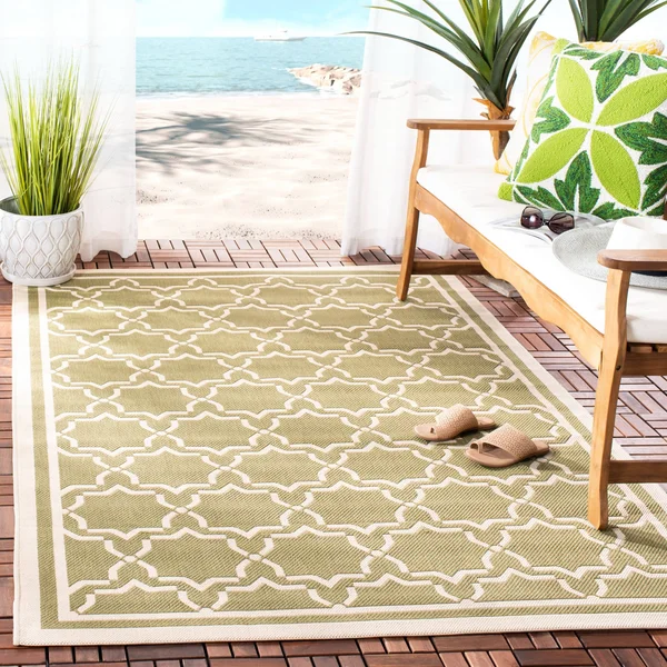 Safavieh Courtyard CY6916-248 4&0x22 x 5&7x22 Red - Bone Area Rug