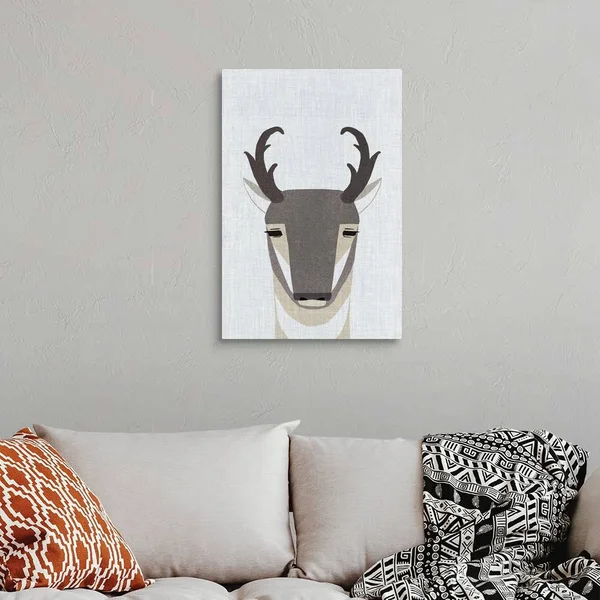 Pronghorn Antelope - Canvas Wall Art, 20x30, Great Big Canvas