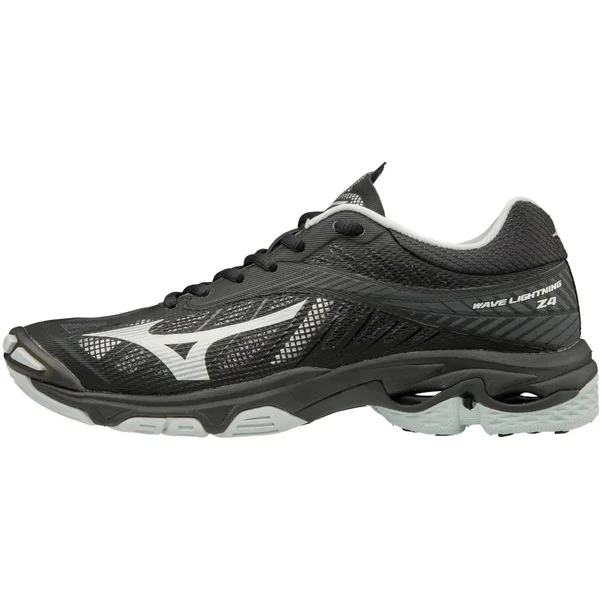 Mizuno Wave Lightning Z4 Women's Volleyball Shoes - 6 - Black - Silver