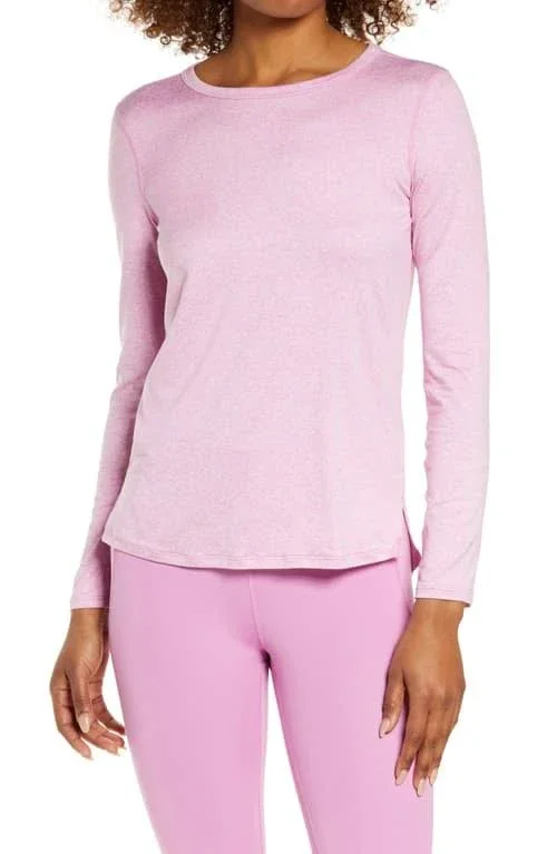 Women's Zella Liana Long Sleeve Recycled Blend Performance T-Shirt