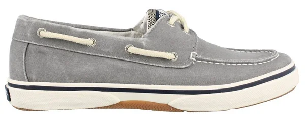 Men's Sperry, Halyard Boat Shoe, Size: 9 W, Gray