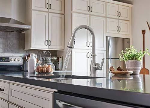 Moen 7185EWSRS Brantford Spot Resist Stainless One-Handle Pulldown Kitchen Faucet