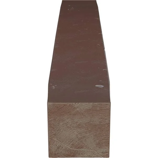 Ekena Millwork MANUKP08X12X48AE 8x22H x 12x22D x 48x22W Knotty Pine Faux Wood Fireplace Mantel, Aged Pecan