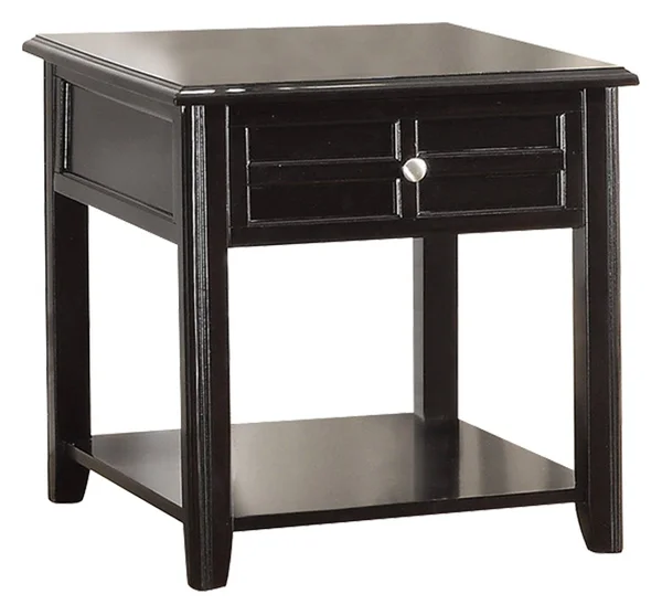 Homelegance Carrier End Table in Espresso