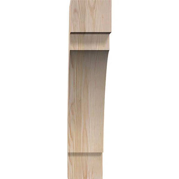 Ekena Millwork 5 1/2x22W x 26x22D x 26x22H Merced Smooth Brace - Douglas Fir