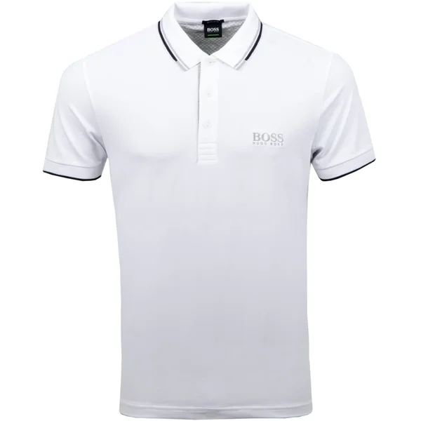 Boss Paddy Pro Polo T Shirt White