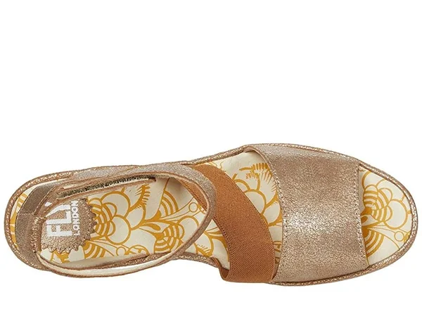 Women's Fly London Yode Wedge Sandal, Size 8-8.5US - Beige