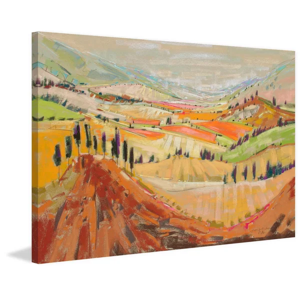 Tuscany XI Painting Print on Wrapped Canvas - Size: 30 inch x 45 inch