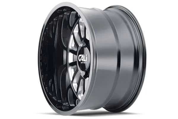 Cali Off-Road 9110-2281BM Summit Wheel 20x12 8x165.1 -51mm Gloss Black/Milled Spokes