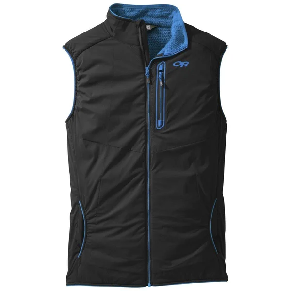 Outdoor Research Ascendant Vest Black - Mens Polartec Insulated Vest, Size S - Color Black - Tahoe