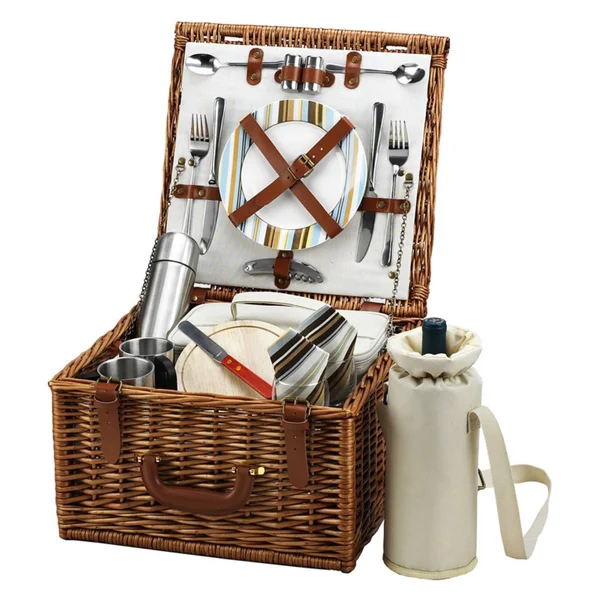Picnic at Ascot Cheshire Basket for 2 with Coffee Service - Santa Cruz