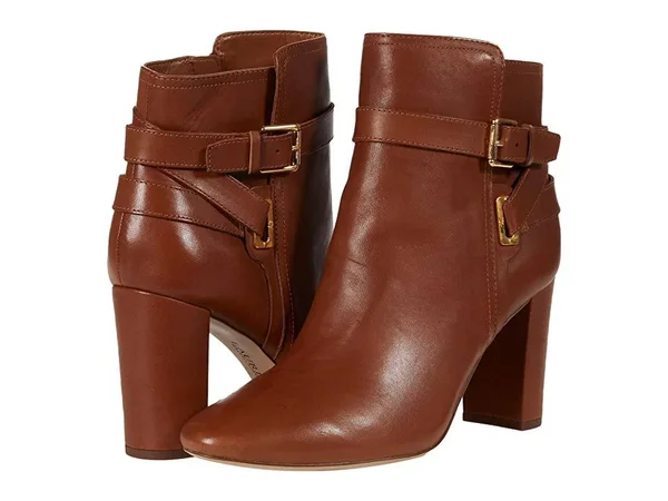 Lauren Ralph Lauren Women's Mackinley Booties - Deep Saddle Tan