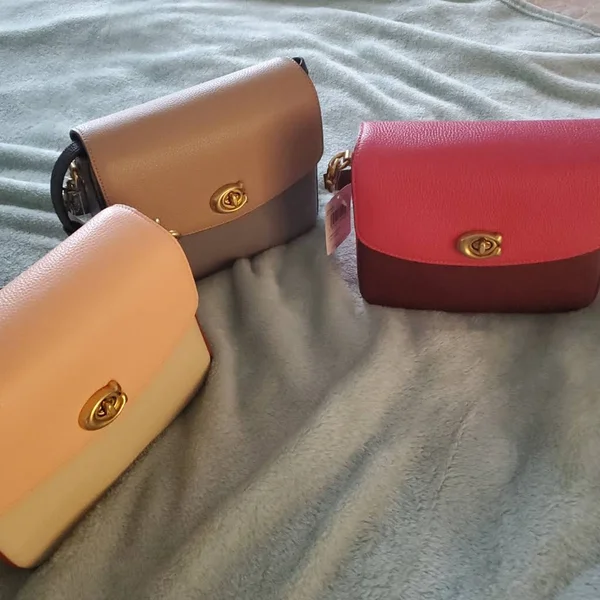 Coach Cassie Crossbody 19 in Colorblock - B4/Confetti Pink Multi