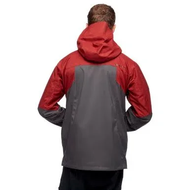 Black Diamond BoundaryLine Mapped Jacket - Men's Anthracite/Walnut, M
