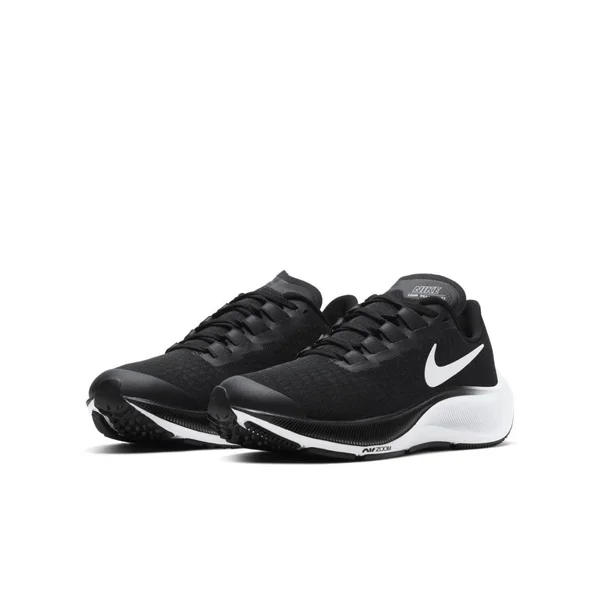 Nike Air Zoom Pegasus 37 GS Running Shoe - Black - 1.5 M