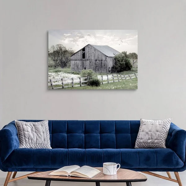 Barnsville Barn - Canvas Wall Art, 48x32, Great Big Canvas