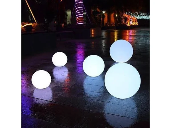 Modern Home Deluxe Floating LED Glowing Sphere w/Infrared Remote Control LEDGLOWBALL60