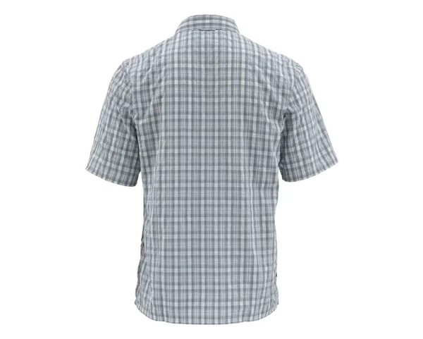 Simms Stone Cold SS Shirt Laguna Morada Plaid - M