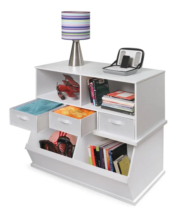 Badger Basket Two Bin Storage CUBBY: Espresso
