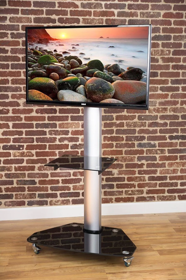 Vivo Mobile TV Cart for 32x22 to 70x22 LCD LED Plasma Flat Panels - Stand with Wheels