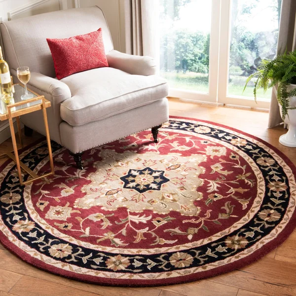 Safavieh Heritage HG760A 2&3x22 x 6&0x22 Runner Ivory - Red Area Rug