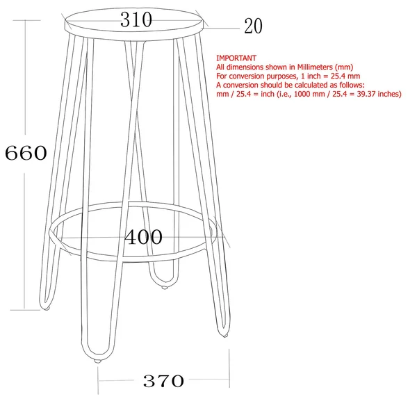 Revo 26-inch Counter Stool (Set of 4)