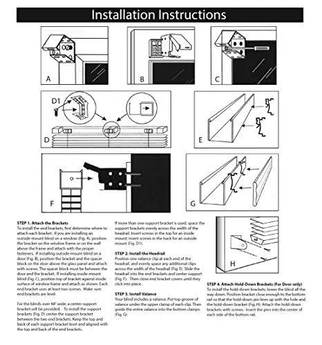 US Window and Floor 2x22 Faux Wood 31.5x22 W x 64x22 H - Inside Mount Cordless Blinds