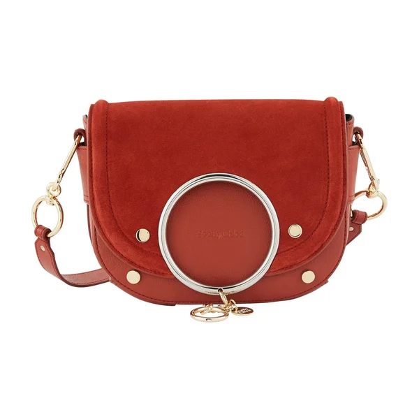 See by Chloé Mara Leather Crossbody Bag - Red