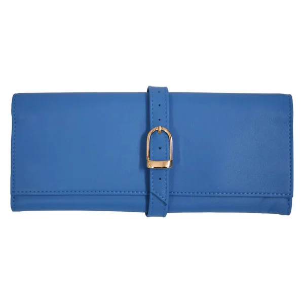 Royce Leather Jewelry Roll Ocean Blue