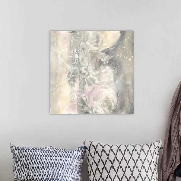 Blushing Snowflakes I, Canvas Wall Art, 20x20, Great Big Canvas