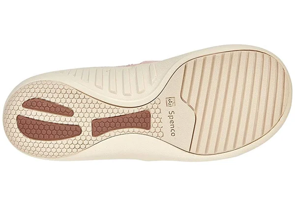 Spenco Siesta Nuevo Perforated Women's Orthotic Slide Shoe Pale Blush - 10 Medium
