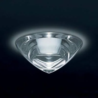 Leucos 0005767 Day 5.25x22 Decorative Recessed Trim Finish: Crystal, Bulb Type: ELV 23W 3000K UL, Construction Type: New Constru